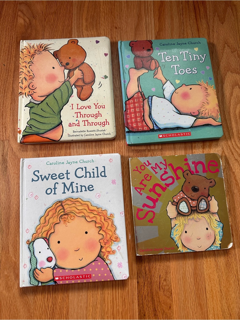 Caroline Jayne Church Toddler Board Books Lot of 4